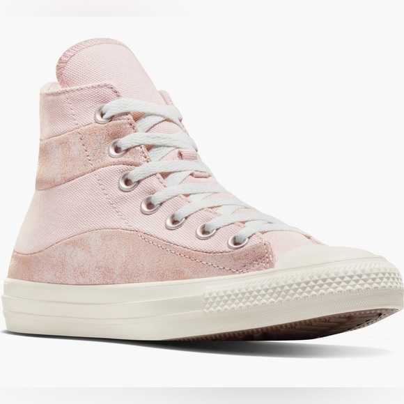 🆕 Converse Chuck Taylor All Star Suede And Canvas High Top Canvas Size 8.5 - Picture 4 of 13